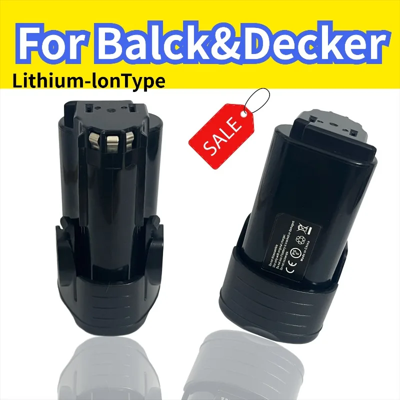 

for Black & Decker LBX12 BL1510 BL1310 BL1110 Power Tool Battery 10.8V/12V 3Ah LBXR12 LB12 Lithium Rechargeable Replacement