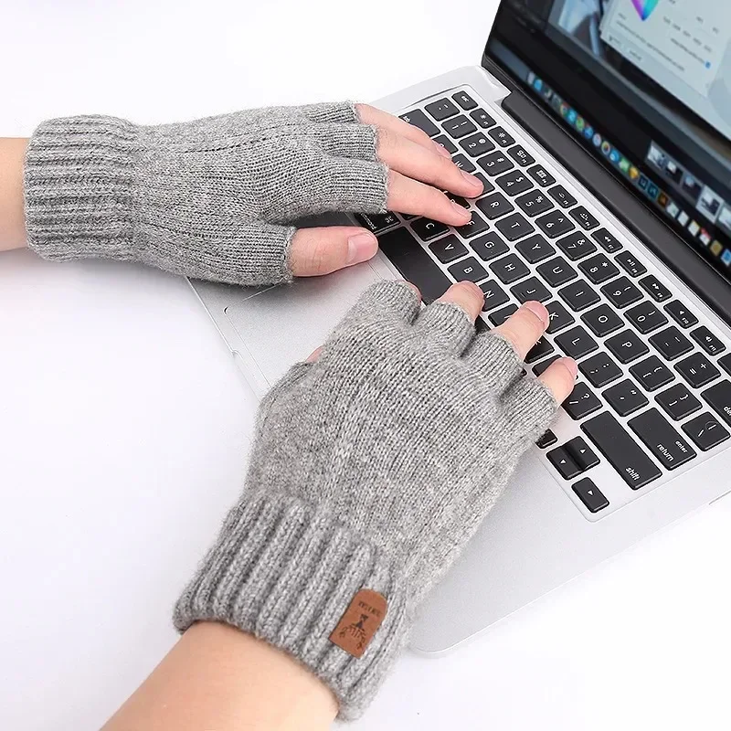 Thumbnail 4 - #85 New Knitted Winter Gloves Arrivals