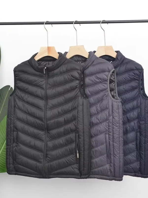 

Мужской модный свободный утепленный хлопковый жилет на осень-зиму, новая теплая верхняя одежда, молодежная повседневная куртка-жилетка