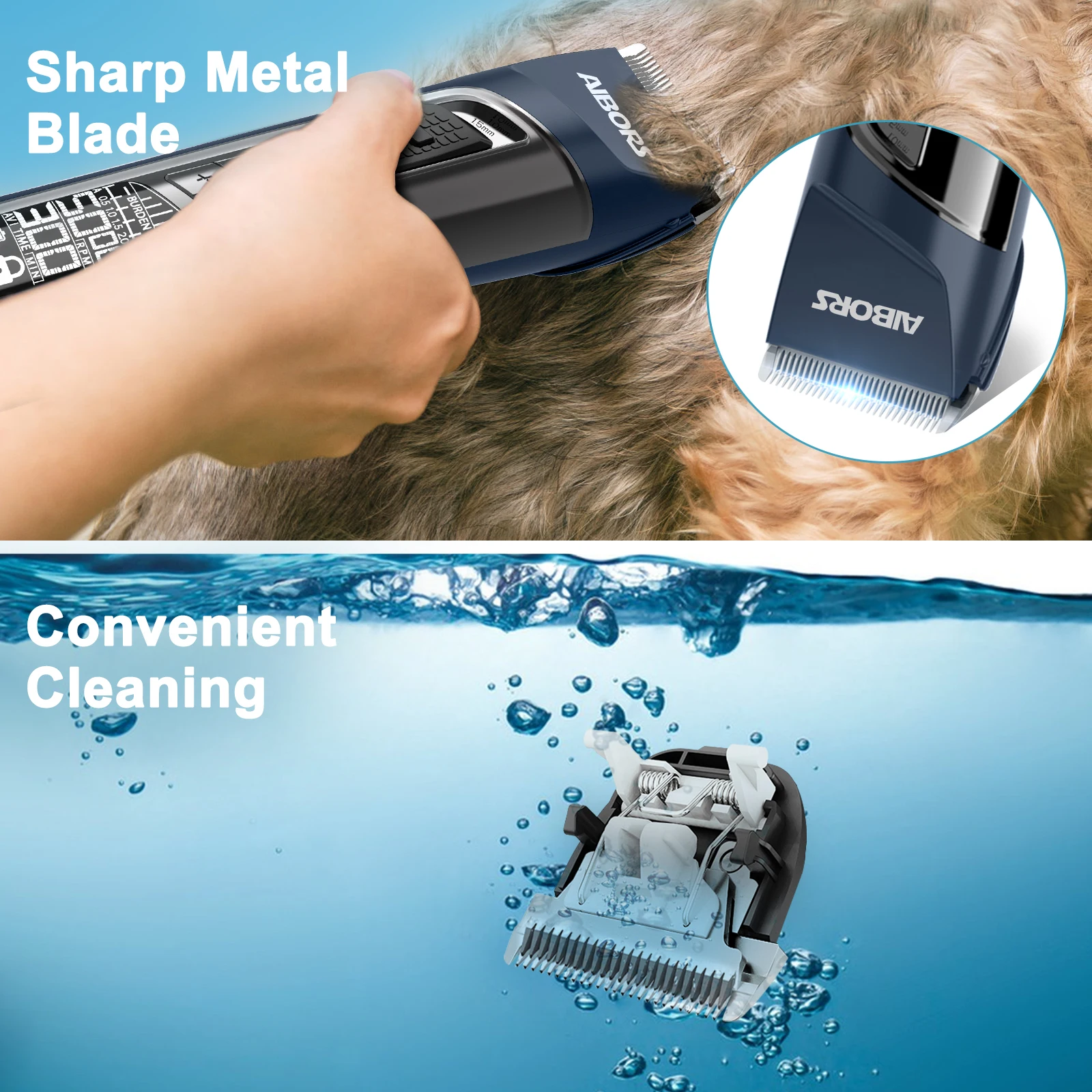 Puppy Beauty Cut Hair Machine Professional Dog Hair Clippers for Grooming Electronic with LCD Low Noise Trimmer For Pet Cat Dogs