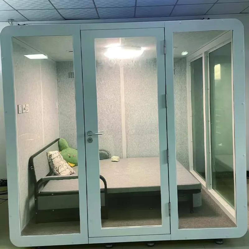 FOODLINE Customized Soundproof Sleeping Pod Portable Indoor Mobile Study Cabin Office Pod Acoustic Cabin Noise Reduction Room