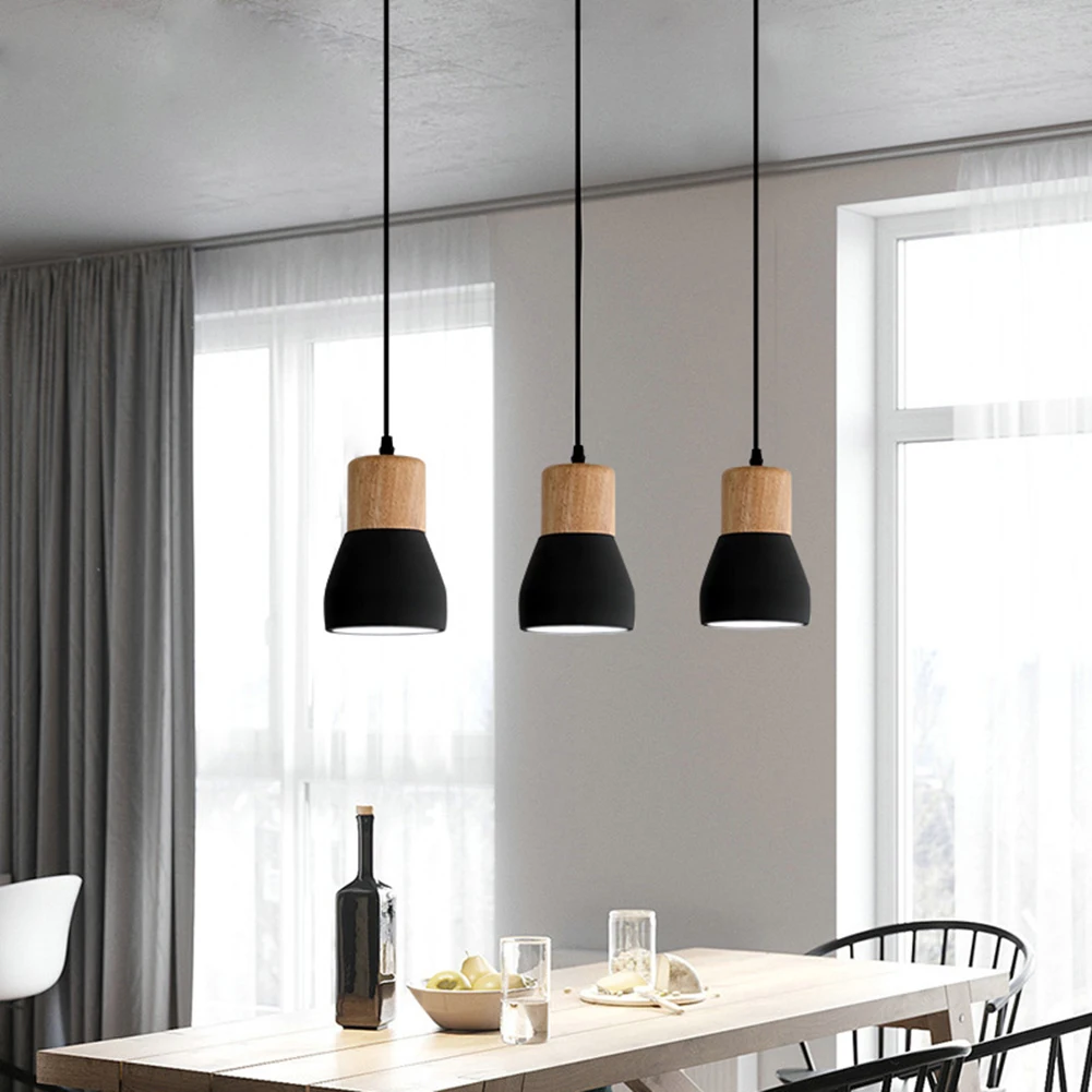 Retro Chandelier Industrial Lamp Lampshade Pendant Light Fixtures Adjustable Light String Length Dining Light Pendant Lamps