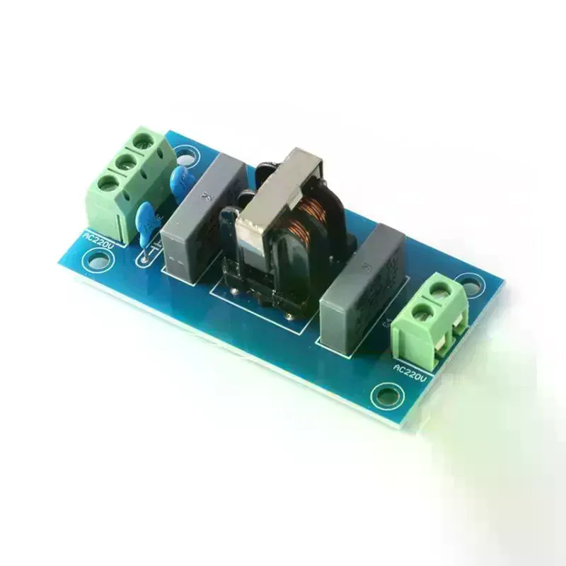 220V 2A EMI Power Filter Module Audio Noise Reduction Terminal Filter Board for Amplifier & Electronic Equipment
