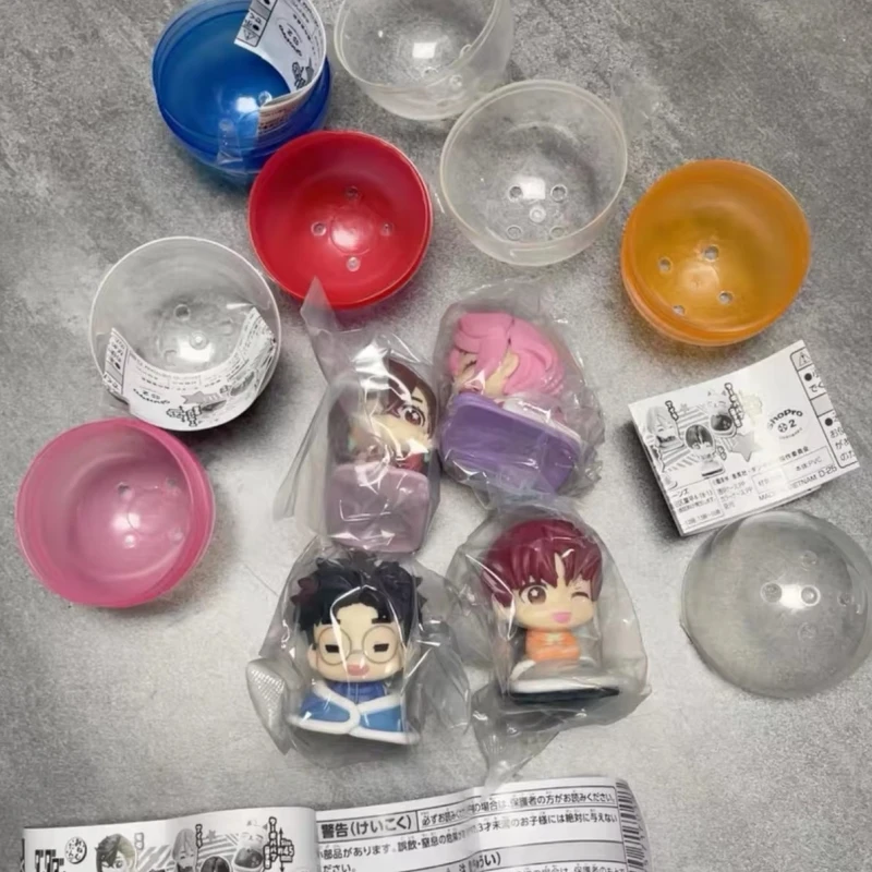 ของเล่นแคปซูลกาชาปอง ออนมูตัน แดนดันดัน โอคารุน โมโมะ เคน ทาคากุระ ไอร่า จิจิ แมวเหมียวเรียกขาน อนิเมะน่ารัก ฟิกเกอร์นอนหลับ