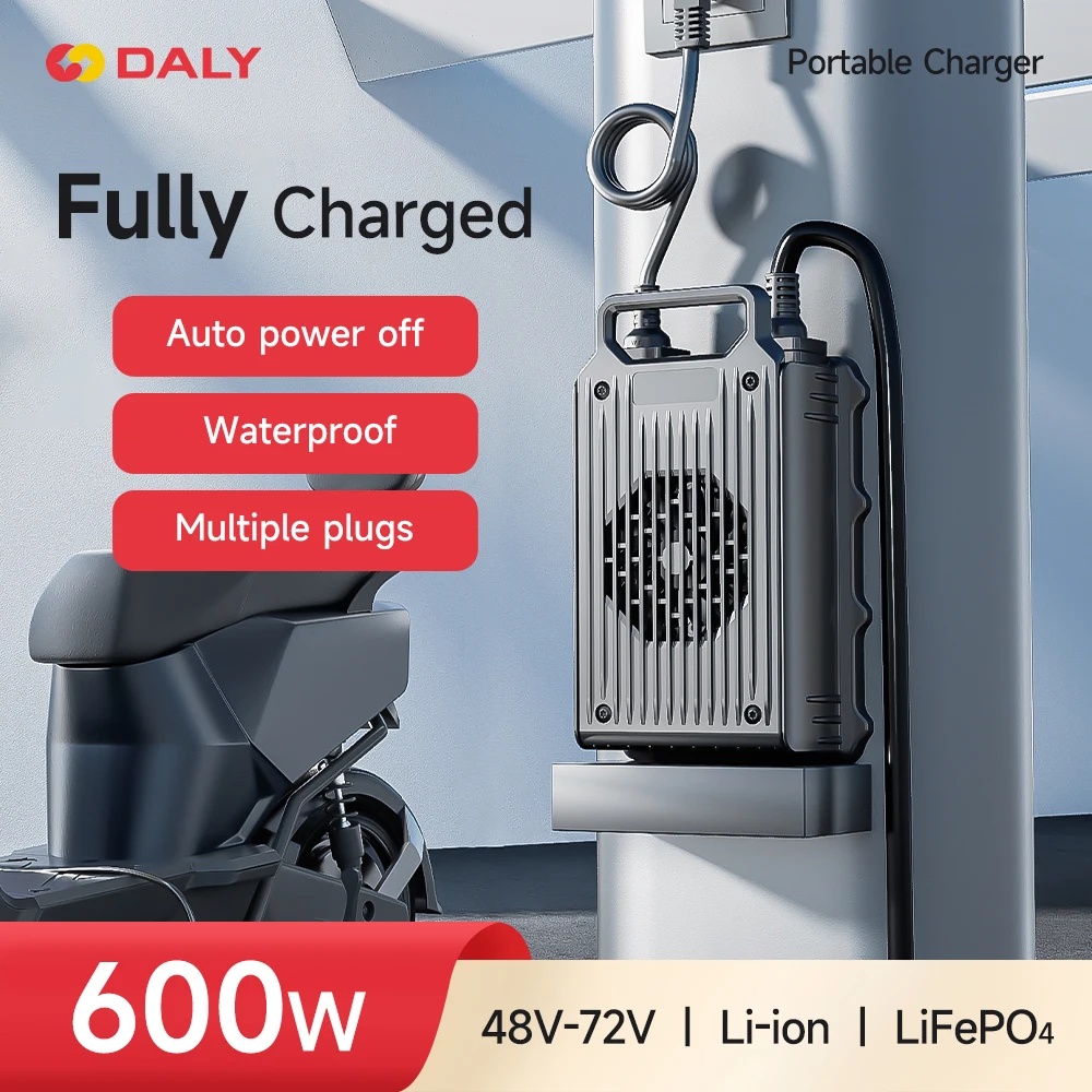 DALY 840W Cargador de Baterias Lithium Battery Charger 48V 15A 60V 12A 72V 12A Golf AGV Electric Boats