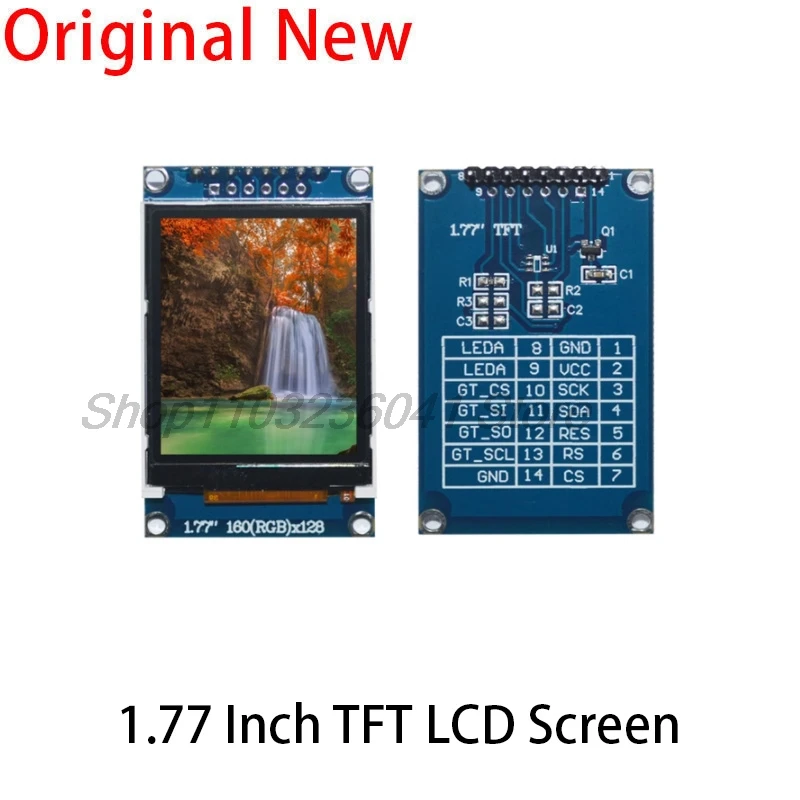 1.77 inch TFT LCD Screen 128*160 1.77 TFTSPI TFT Color Screen Module Serial Port Module For Arduino UNO R3