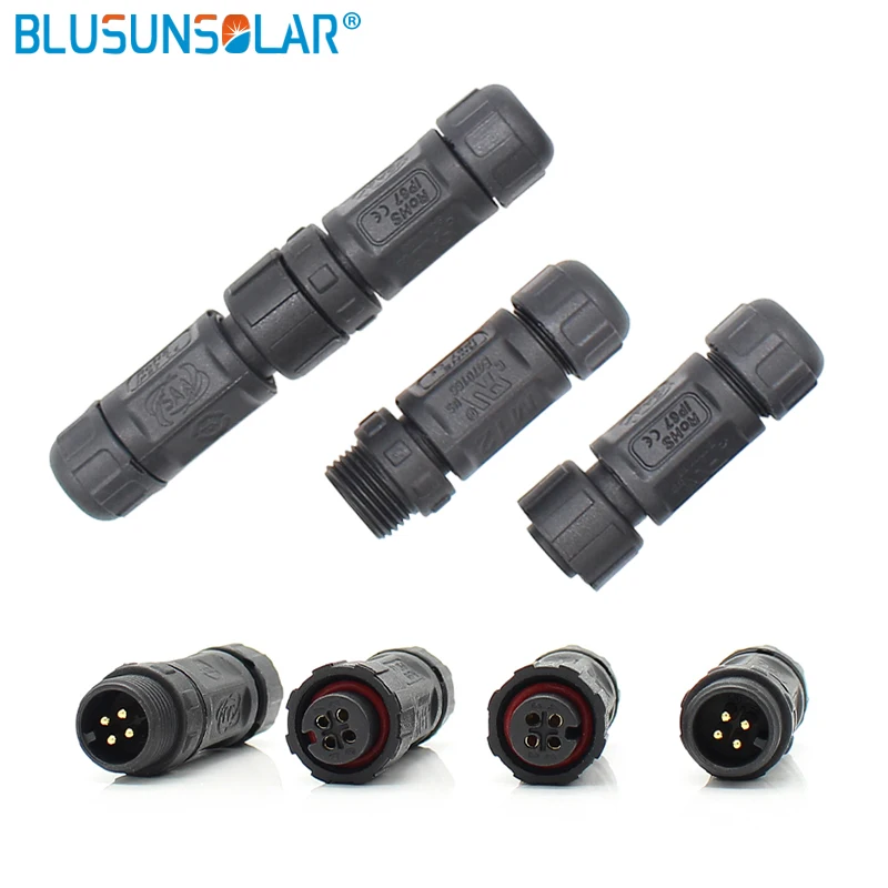 

M12 Electronic Waterproof Connector Used In LED Connector 2pin,3pin,4pin,5pin,6pin 7pin 8 Pin