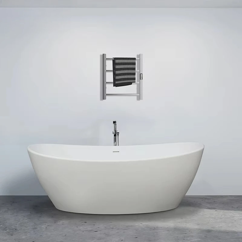 Bathroom Heat Towel Shelf Sliver Black Freestanding Bathtub Shower Bath Soaking Accessories Warm Towel Shelf
