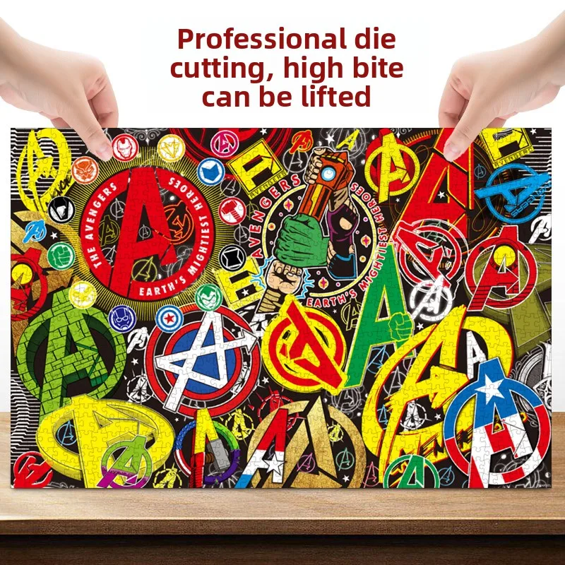 gubu-marvel-comics-1000pcs-puzzle-difficult-level-for-adults-kids-educational-toy-spider-man-avengers-edition-frameable-wall-art