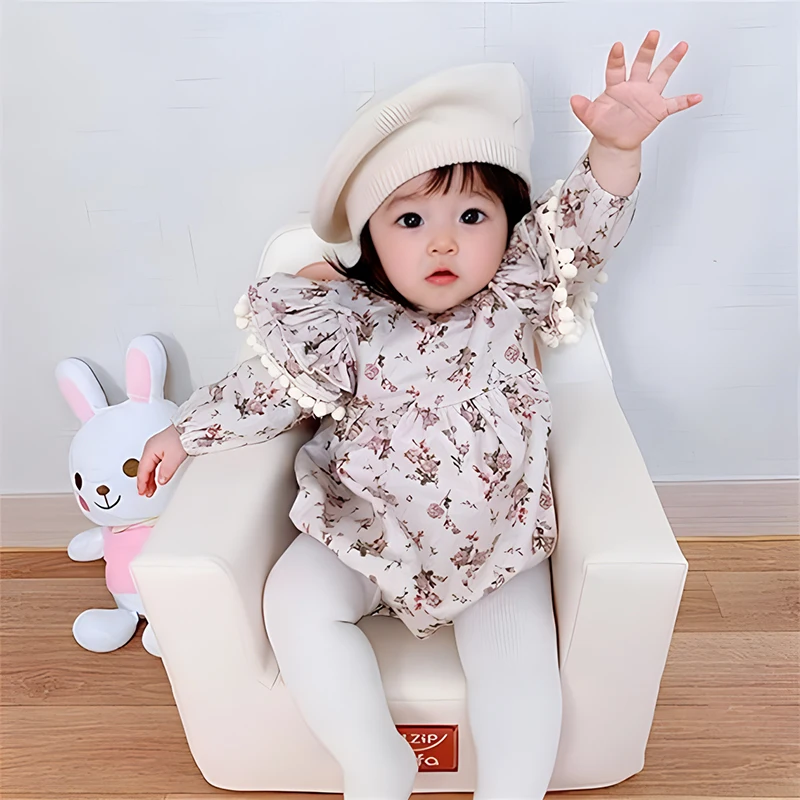 Korean Baby Beret Hats for Boys Girls Solid Color Autumn Winter Knitted Toddler Hat Warm Infant Beanie Kids Accessories 2024 ﻿