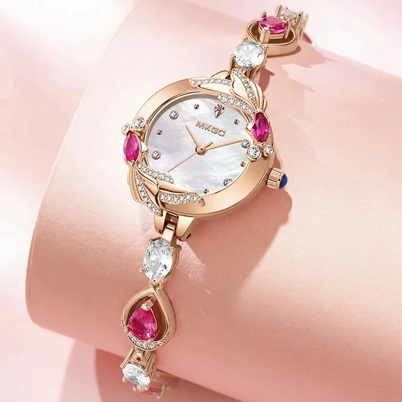 UTHAI W42 Watch For Women Brand Beimu Waterproof Advanced Light Luxury Jewelry Diamond Ladies Bracelet Watches Valentines Gift