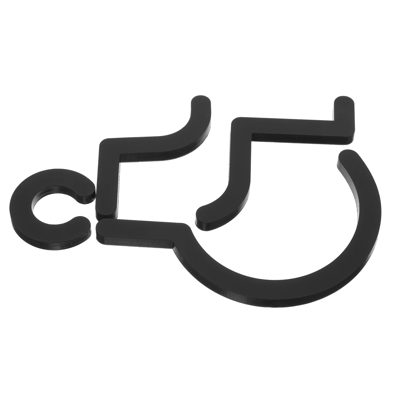 

Accessible Bathroom Sign Disabled Wheelchair Metal Door Sticker Restroom Decals Signage Unisex for Iron Signs Toilet