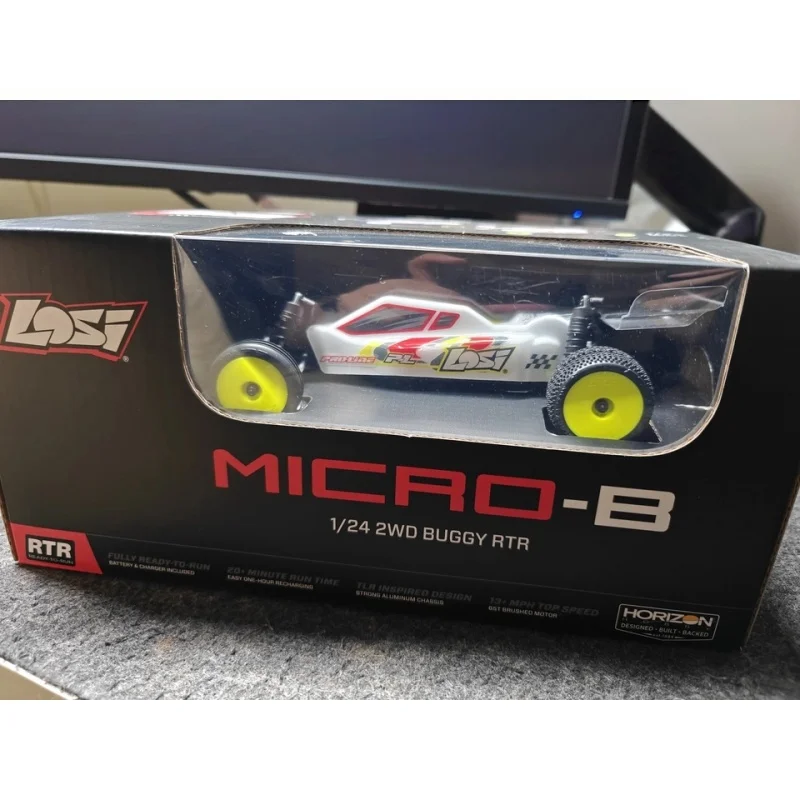 New Losi Rc Buggy 2WD Electric Remote Control 1 24 Scale Micro B Off Road Model Car Portable Pocket Size Competition Racing