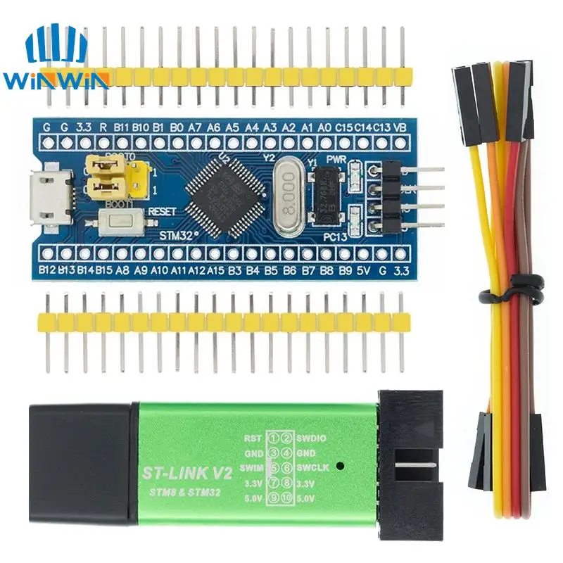 Original STM32F103C6T6 STM32F103C8T6 ARM STM32 Minimum System Development Board Module For Arduino ST-Link V2 Mini STM8