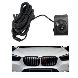 Car front camera HD OEM front camera is suitable for BMW X1 (Medium mesh belt plating) 2016 night vision waterproof front camera