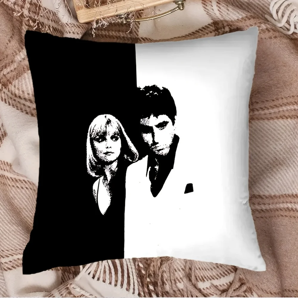 1pc Classic American Gangster Movie Pillow Cover, Home Decor for Office Living Room Bedroom, Great Holiday Gift