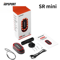 iGPSPORT SR MINI Bike Tail Light - USB Rechargeable, 5 Modes, IPX7 Waterproof, Safe Cycling Rear Light for Road Bikes