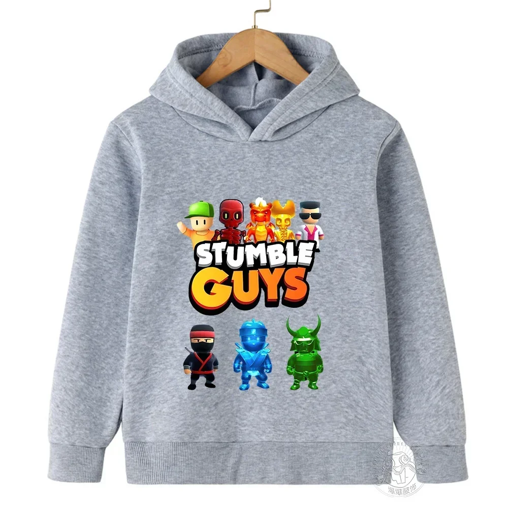 Bambini Anime inciampa ragazzi felpe con cappuccio Pullover a maniche lunghe ragazzi ragazze gioco stampa felpe con cappuccio inciampa ragazzi