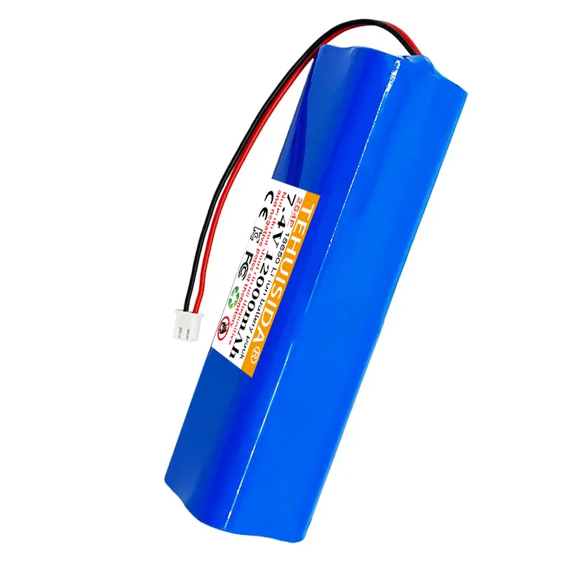 Neuer 7,4 V 8,4 V 12,0 Ah 2S4P wiederaufladbarer 18650 Lithium-Ionen-Akku für E-Bike 1 Stück 7,4 V 12000 mAh