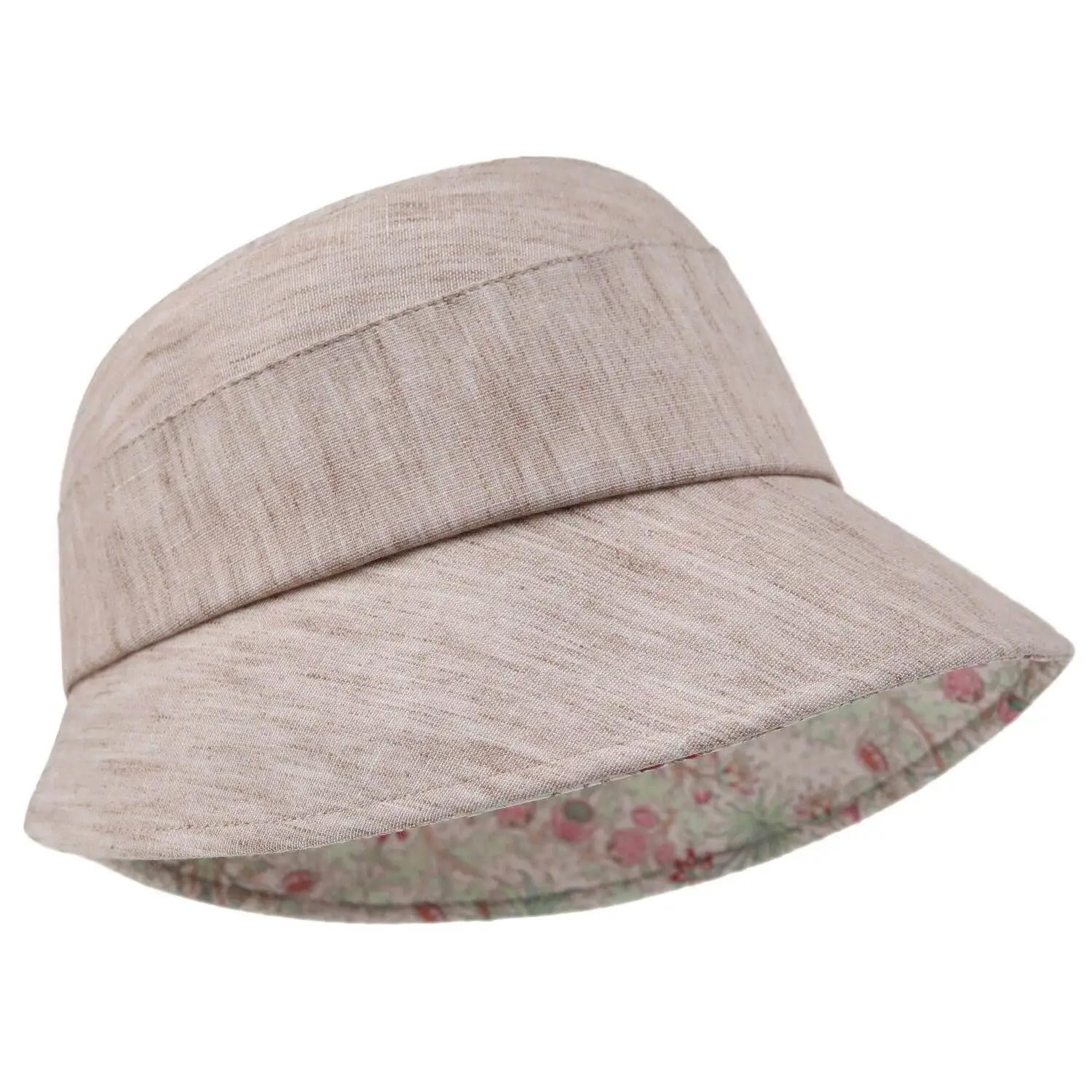 Summer Thin Sun Protection Women's Duckbill Cap for Middle-Aged And Elderly Casual Large Brim Hat Foldable round Top Hat