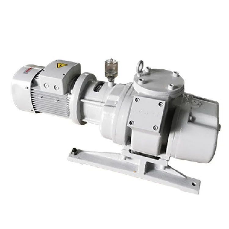 

High Efficiency Low Noise Air-Cooled Roots Vacuum Pump for Industrial Use