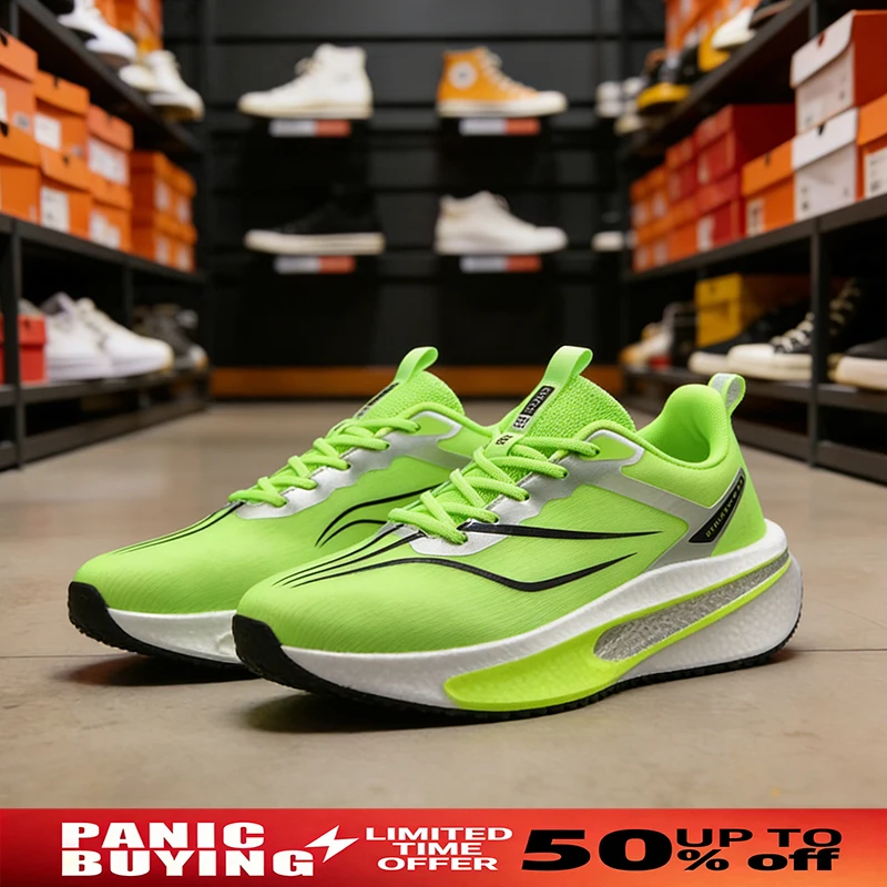 

Men's Running Shoes Jogging Cushioning Outdoor Luxury Shoes Trainer Race Breathable Couple Non-Slip Sneakers Mesh Off-road Shoes