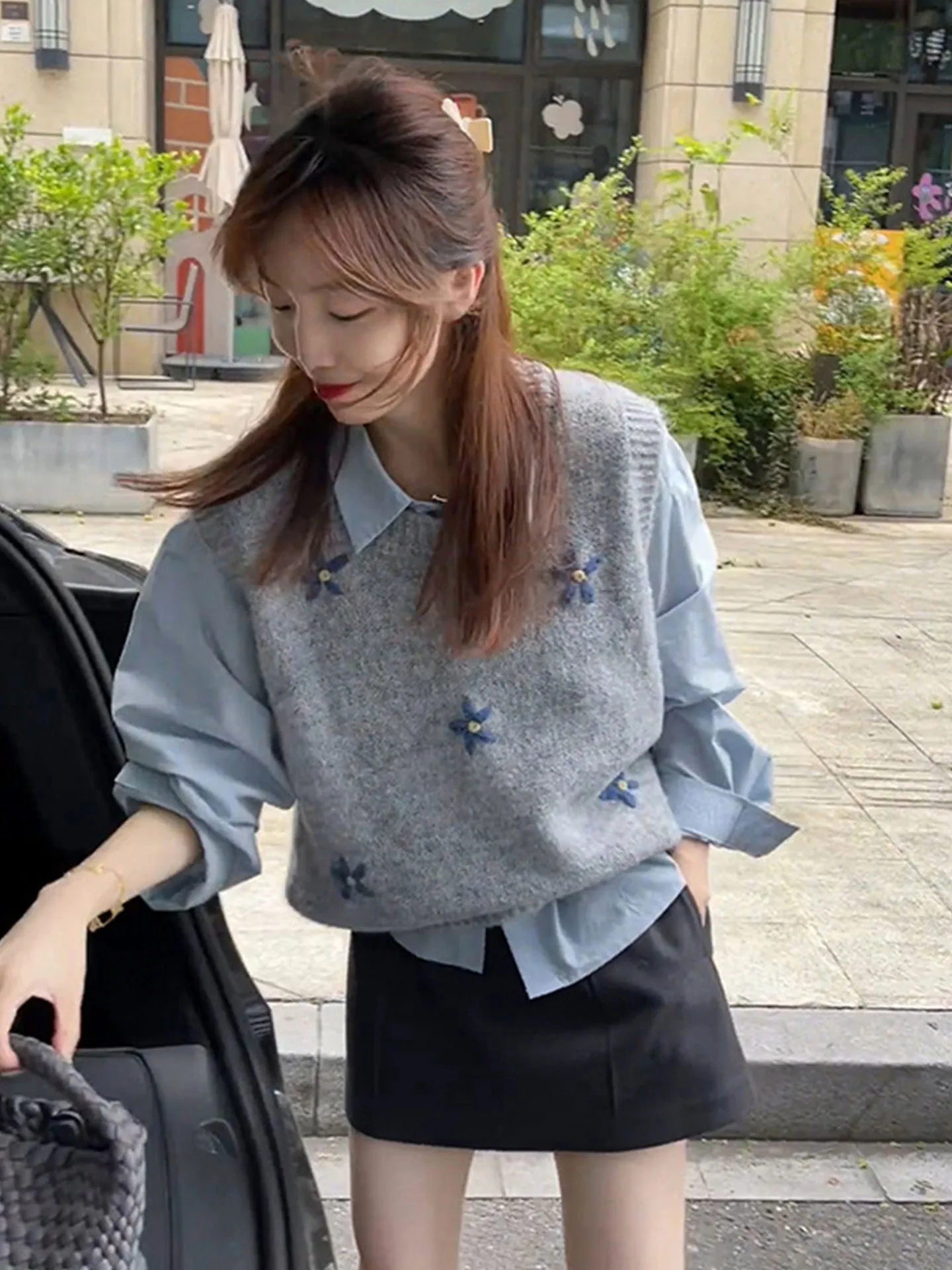 

Модный вязаный жилет Svel: комфортный дизайн, женский топ, новинка ранней осени, европейский премиум-бренд, теплый, с функцией подогрева