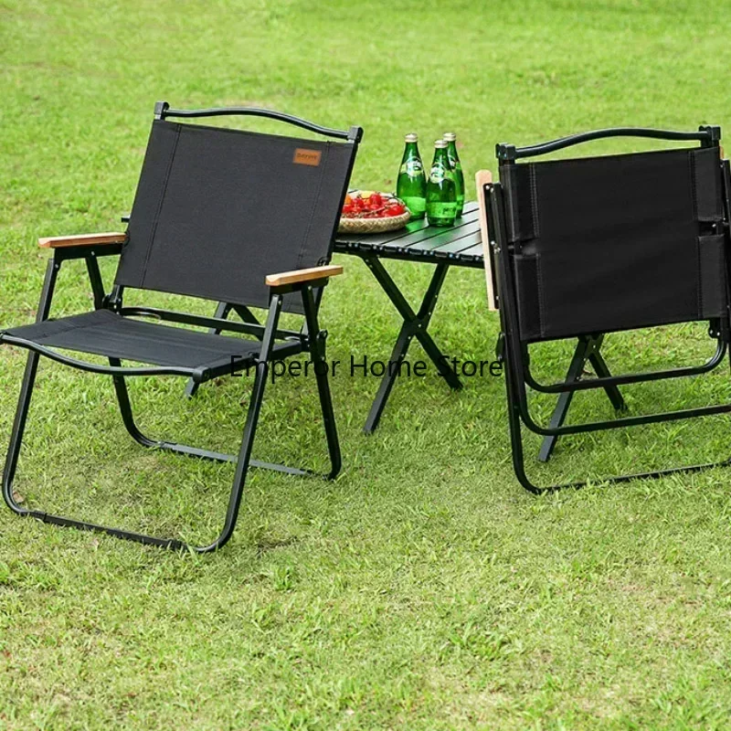 Outdoor Folding Tables and Chairs Portable Picnic Camping Beach Chairs Tourist for Adult Armchair Relaxing Beach Equipment