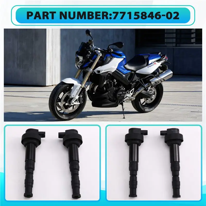 2PCS 7715846-02 Ignition Coil For BMW F 650 800 700 R GS F650GS F650-GS New