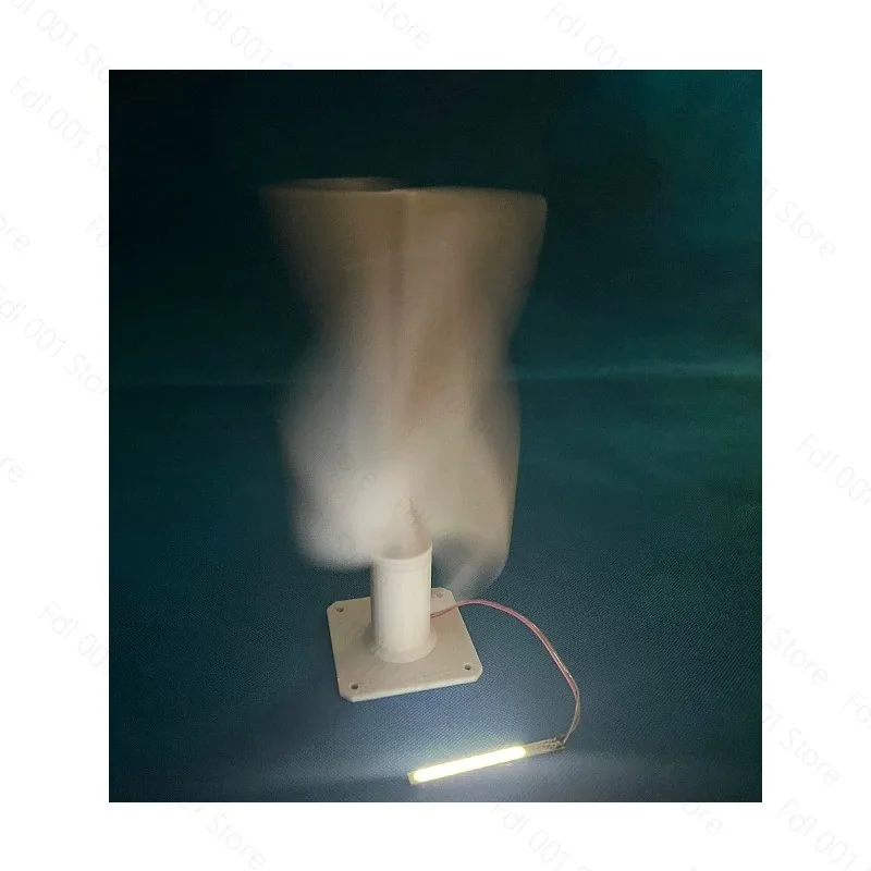 Wind Turbine Model 20w Micro Wind Turbine With Led Light Vertical Wind Generator For Free Energy Education