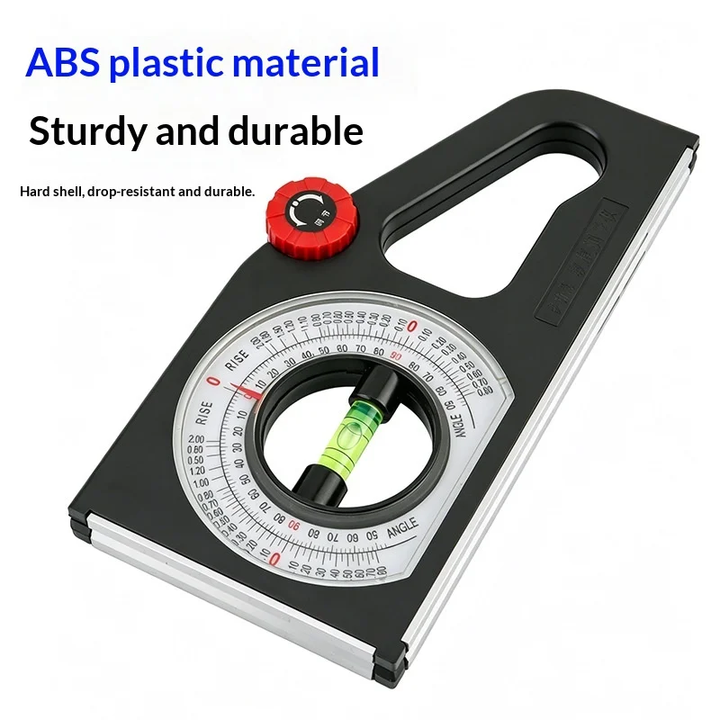 Multifunctional Slope Inclinometer Protractor Magnetic Base High Accuracy Scale For Construction Carpentry Measuring Jobs