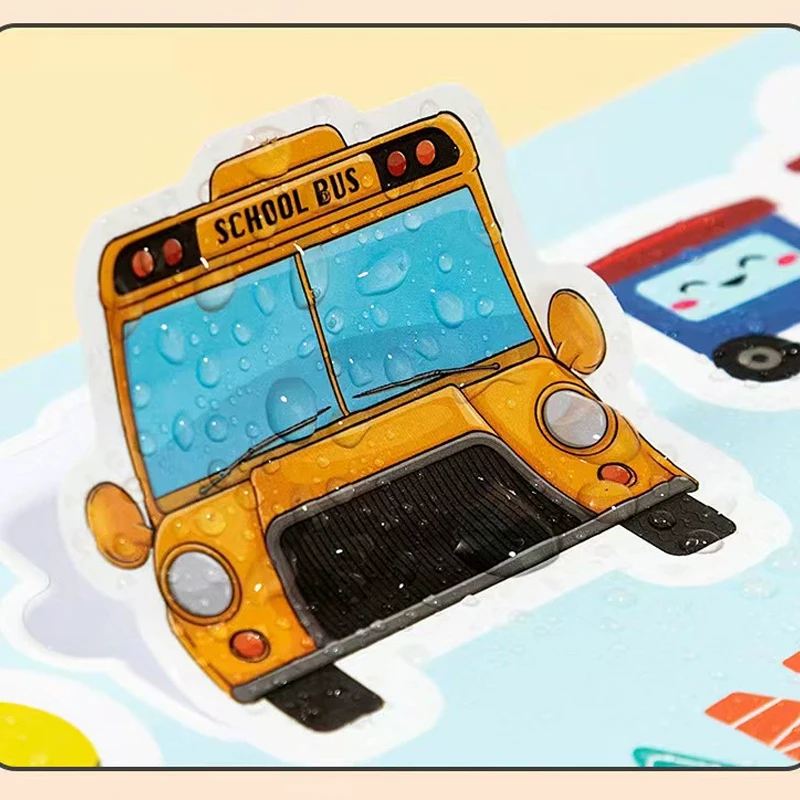 تخصيص الكرتون غير النظامية على شكل نجمة دعم ملصقات صناعة يدوية الطباعة للماء PVC ذاتية اللصق #5