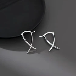REETI 925 Sterling Silver Earrings Geometry Earrings For Women Gift Earings Fashion Jewelry Korean Earrings