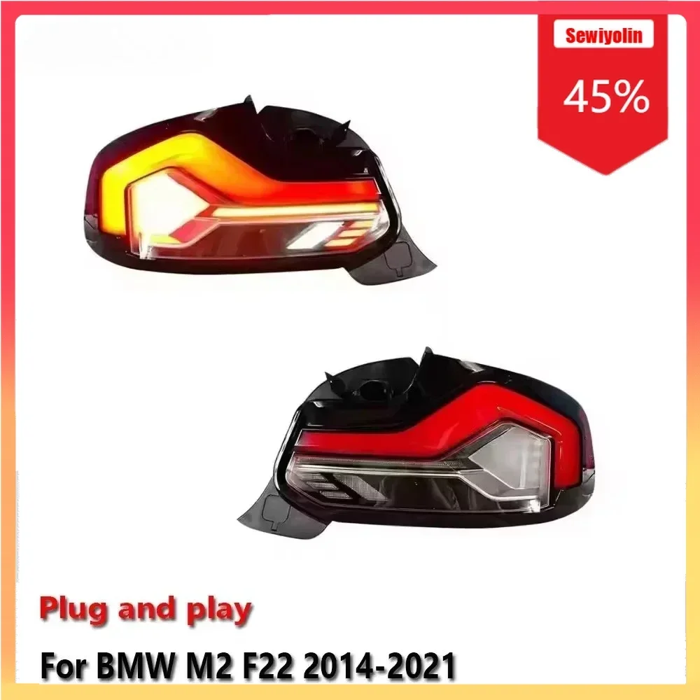 

Car LED Lamp Tail Light Accesorios Para Auto For BMW M2 F22 2014-2021 Auto Rear Fog DRL Brake Turn Signal Lamp Plug and Play