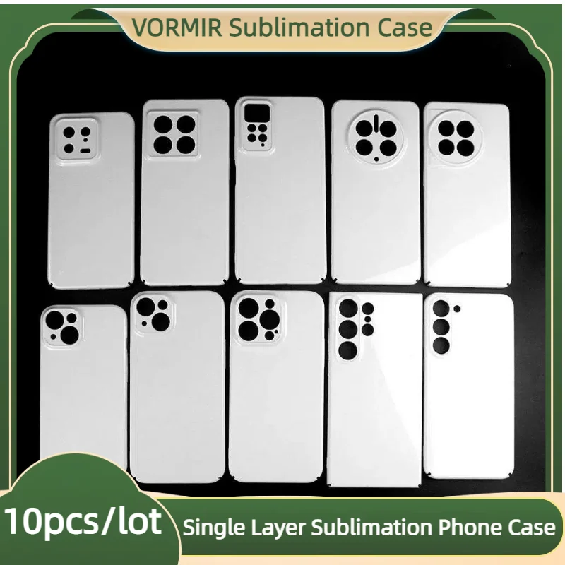 

VORMIR 10pcs 3D Film Sublimation Phone Case Custom PC Hard Print Slim Mobile Cell Cover For iPhone 17 16 15 14 13 12 11 Pro Max