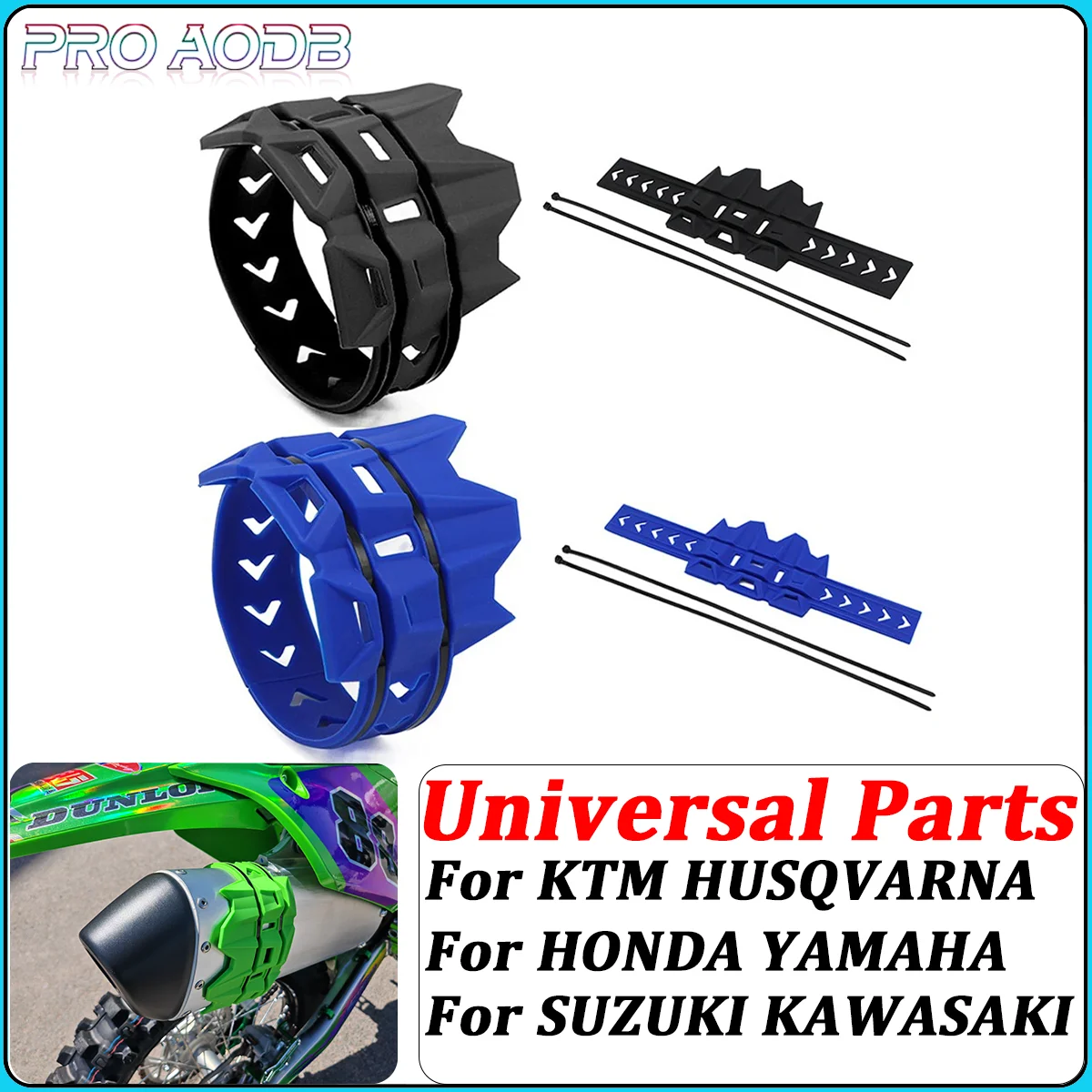 

Universal Exhaust Protection Cover Motorcycle Exhaust Muffler Silencer Protector Guard For KTM SX EXC Motocross Dirt Pit Bike