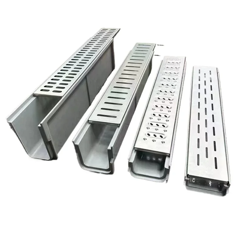 Finished gutter stainless steel, kitchen gutter, courtyard balcony sewer gutter cover
