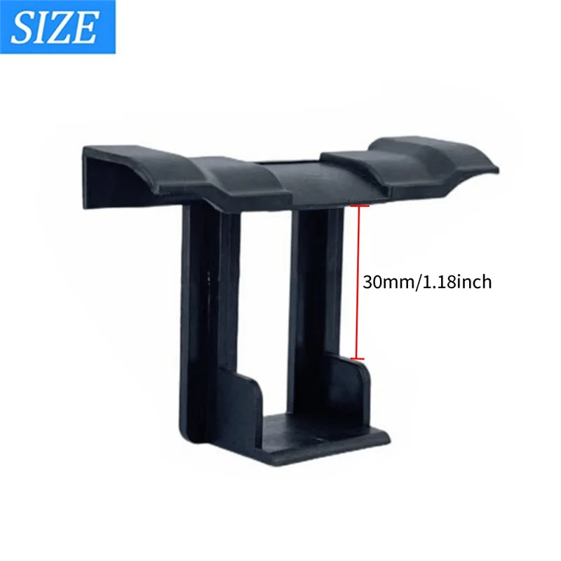 20 buah Panel fotovoltaik drainase gesper pelat permukaan Panel surya klip saluran air untuk Panel surya pengeringan hitam 30mm