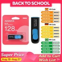 ADATA UV128 USB 3.2 Flash Drive 32GB 64GB 128GB 256GB Pendrive Memory Stick High Speed USB Disk Pen Drive For Computer