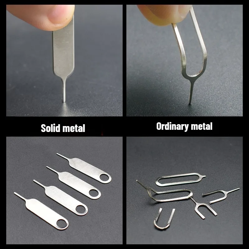 100 x Universal Sim Eject Mobile Phone Tablet Pin Sim Card Tray Ejector Card Needle Removal Pin for iPhone iPad Samsung Xiaomi