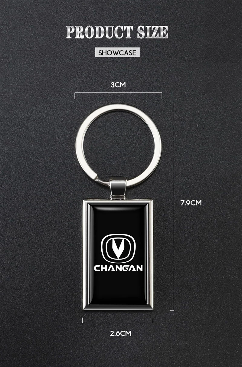 1Pcs Zinc Alloy Car Keyring Auto Logo Keychain Pendant Decoration For Changan CS75 CS35 CS85 CS15 CS55 RAETON CX70 CX20 Alsvin