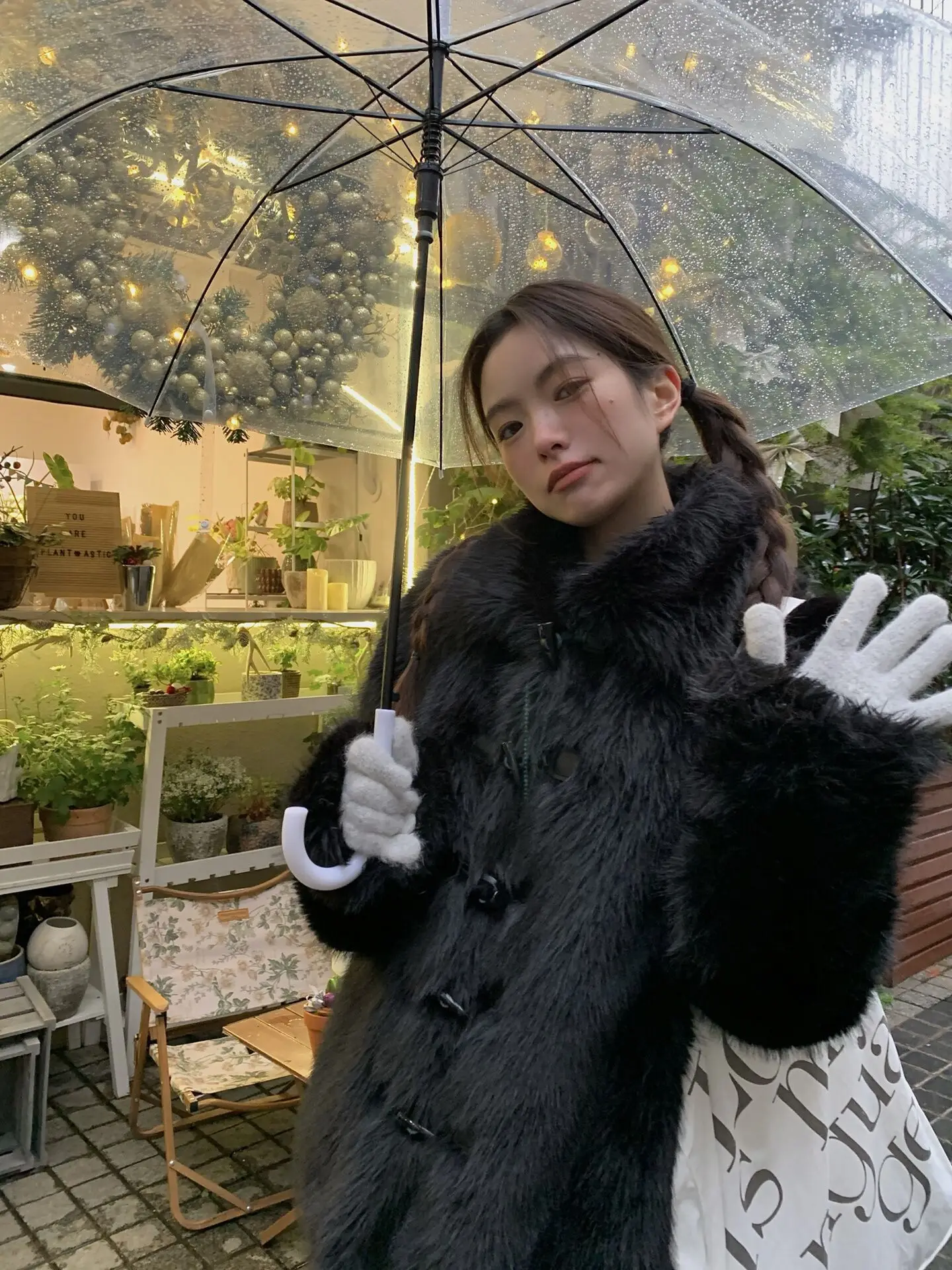 Sztuczne futro w panterkę, płaszcze damskie z kieszeniami, mankiety, na koncert, damskie, uniwersalne, odzież wierzchnia, inspirowane futrem, marszczenia, delikatne, awangardowe.