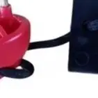 2Pack Red Treadmill Safety Key Stop Switch Round Socket Insert With 20mm Posts For Running Machine Stop Cord Accessory