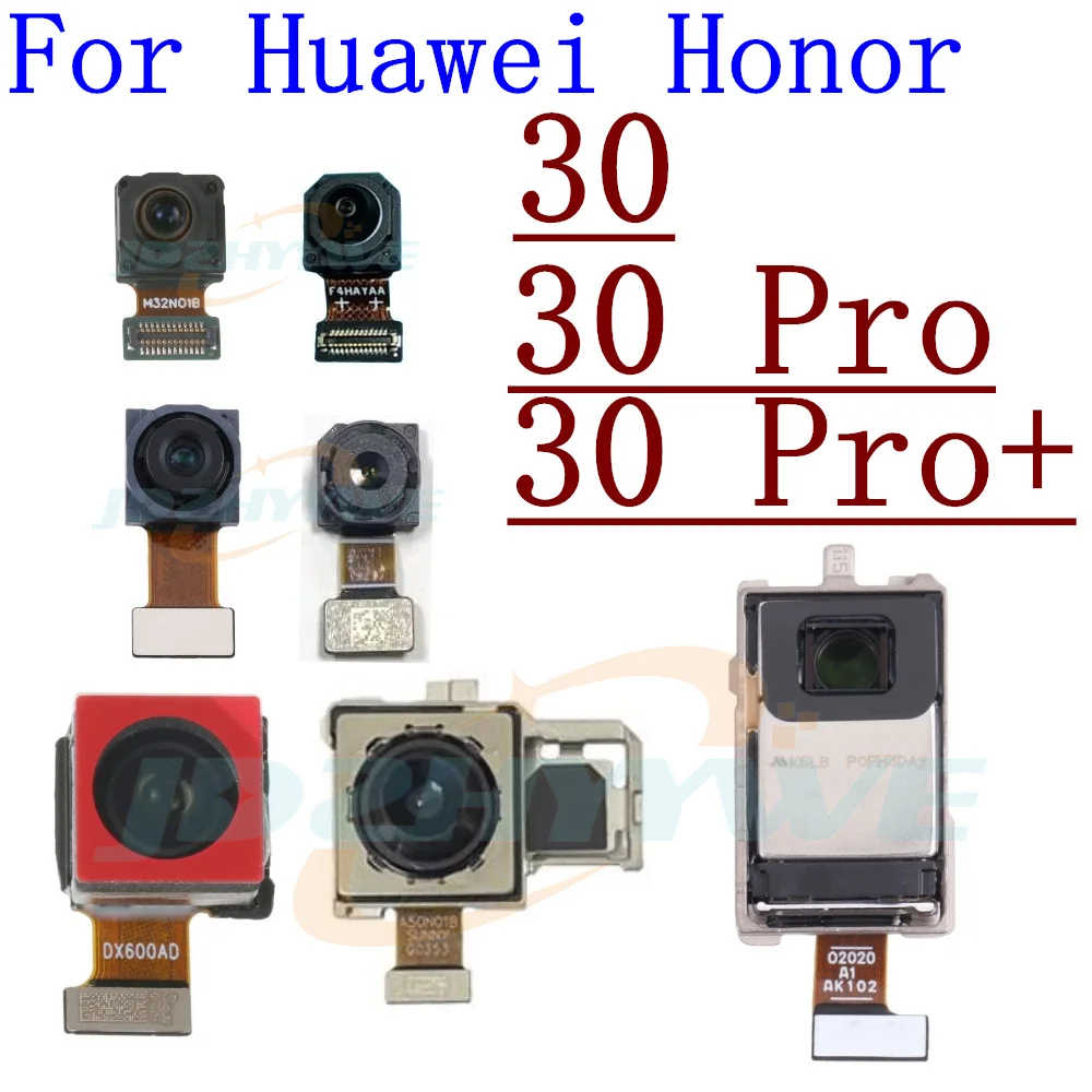 Original Rear Main Camera Flex Cable For Huawei Honor 30 Pro+Plus Back Wide Ultrawide Front Camera Phone Module Flex Cabe Parts