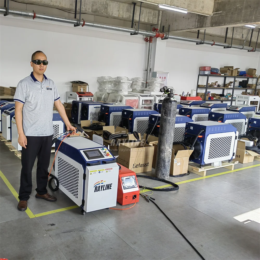 1500W 2000W 3000W Handheld Fiber Laser Welder for Stainless Steel - 4-in-1 Welding Cutting Cleaning, High Speed, CE