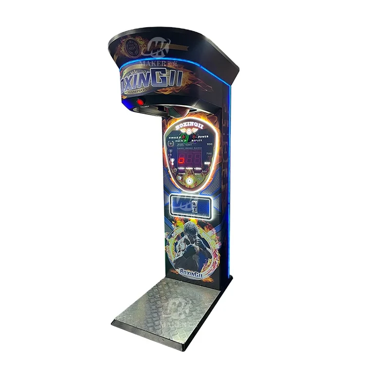 Coin Operated Power Test Street Entertainment Boxing Machine Amusement Park Lottery Redemption Game Machine