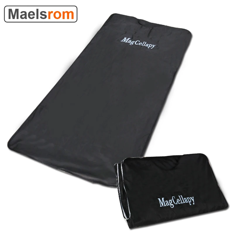 Black Digital Foldable Heating Blanket For Body Slimming Weight Loss Body Shaper Wearable Weight Blanket Detox Therapy Machine