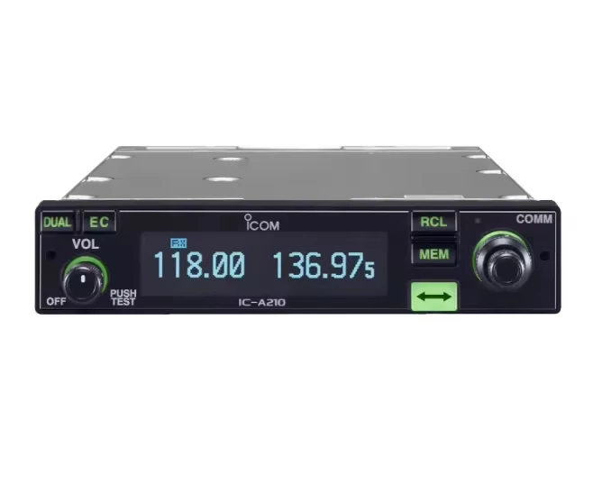 IC-A220E Air Band Mobile Transceive 8W Output Power Low-Noise AM/FM Vehicle Mounted Mobile for Station IP54 0-50km Range VHF/UHF