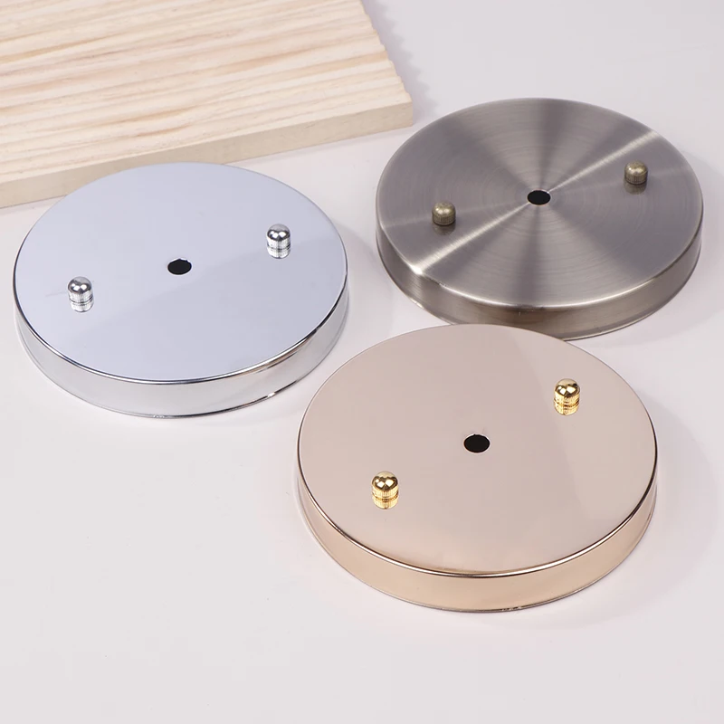 1Pcs 150mm Ceiling Rose Ceiling Canopy Iron Ceiling Plate Metal Lamp Base Modern Pendant Light Ceiling Lamp Round Lamp Base DIY