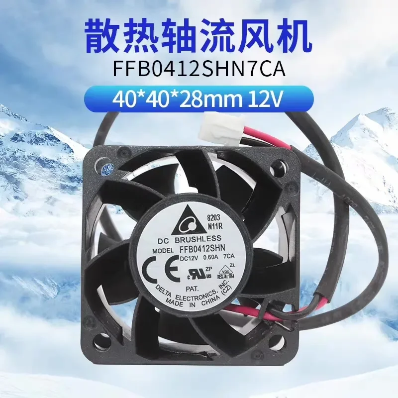 for Delta 4028 12V 0.6A 4cm Double Ball Bearing Cooling Fan Original Imported High Quality Low Price